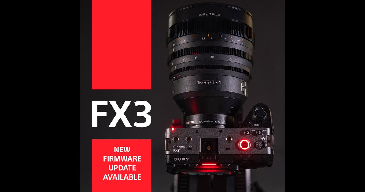 FX3 Version 2 Firmware Released | Sony Cine