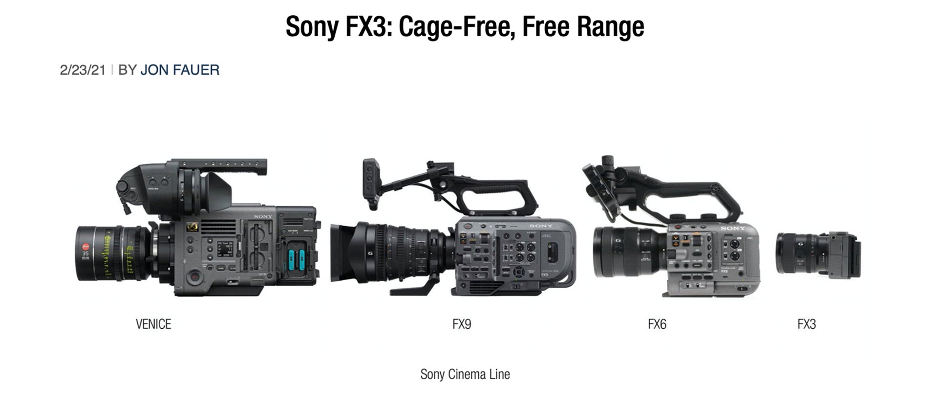 Hands-on with the Sony FX3 cinema camera: Digital Photography Review